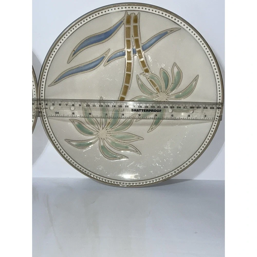 PFALTZGRAFF Palm Tree Dinner Plates 11 1/8